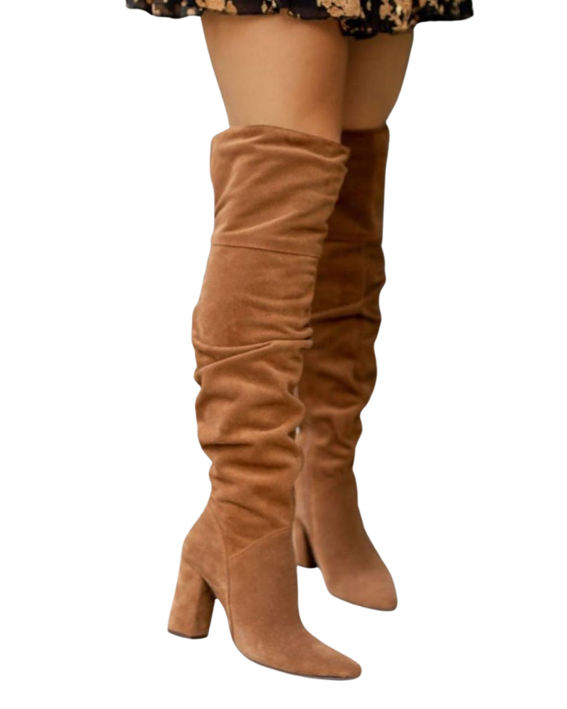Laila Bottes Hautes Femme à Talons – Bottes Élégantes Longues pour Looks Chic