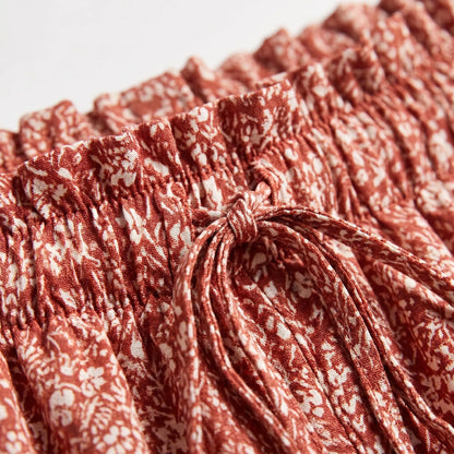 Shorts dame | Luftige sommershorts med blomsterprint
