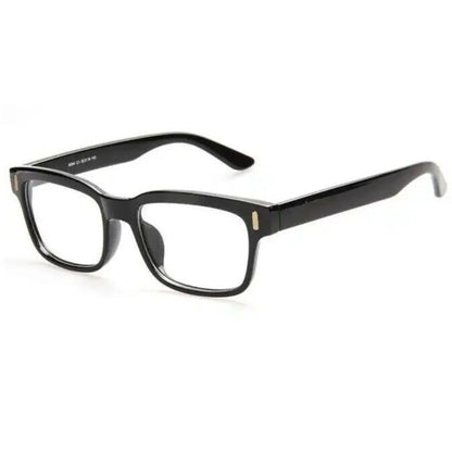 Blaulichtfilter-Brille – Eckiges Gestell mit klaren Gläsern