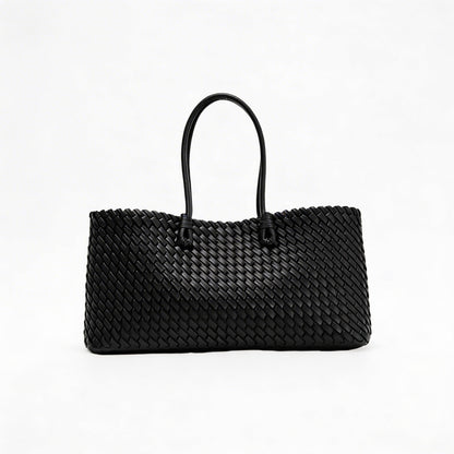 Sienna | Women’s Tote Bag With Intricate Woven Detail And Sleek Long Straps | Timeless