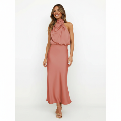 Simona | Women Cocktail Dress With V-Neckline And Flared Skirt | Party Style