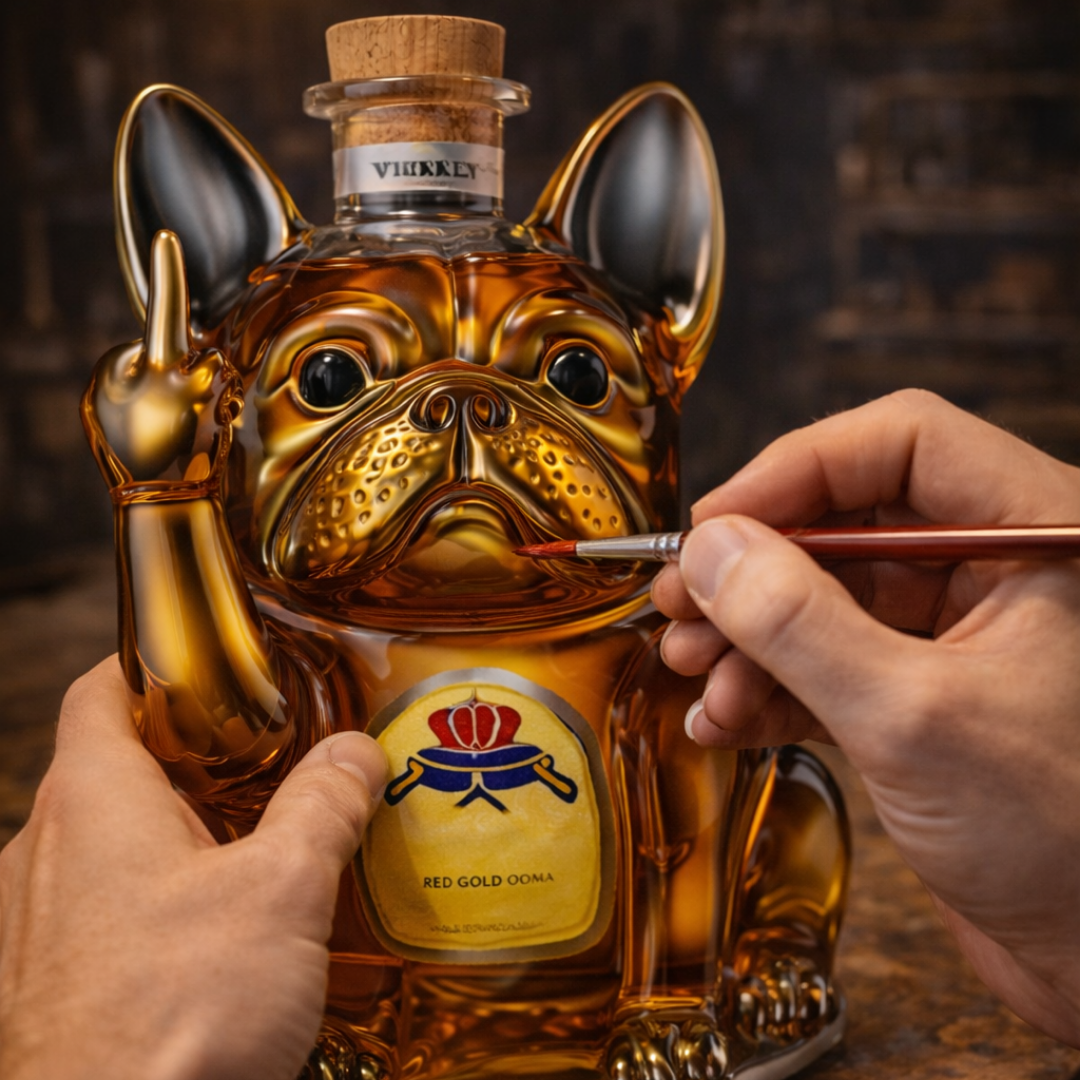 Whisky fľaša - Psia edícia