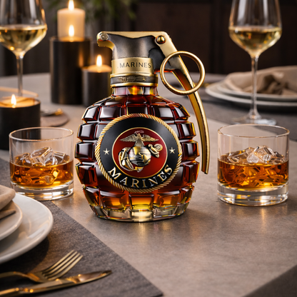 Butelka Whisky - Edycja Granatowa