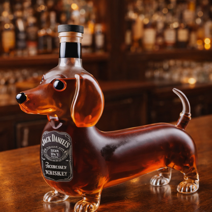Jack Daniel's Whisky Flaske - Dachshund Udgave