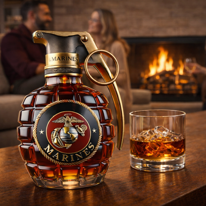 Butelka Whisky - Edycja Granatowa