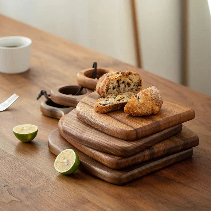 LoveBoards™ Luxe Set van 2 Walnoten Snijplanken