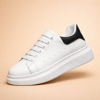 Men's Leather Platform Street Style Sneakers