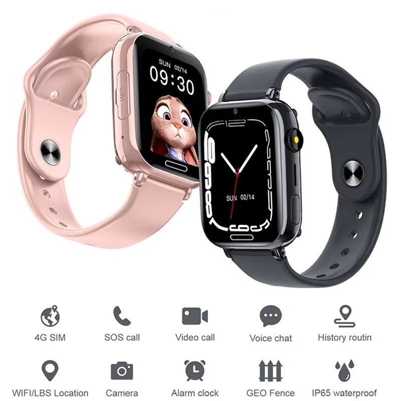 Børne Smartwatch med GPS & Videoopkald - Sikkerhed i Fokus