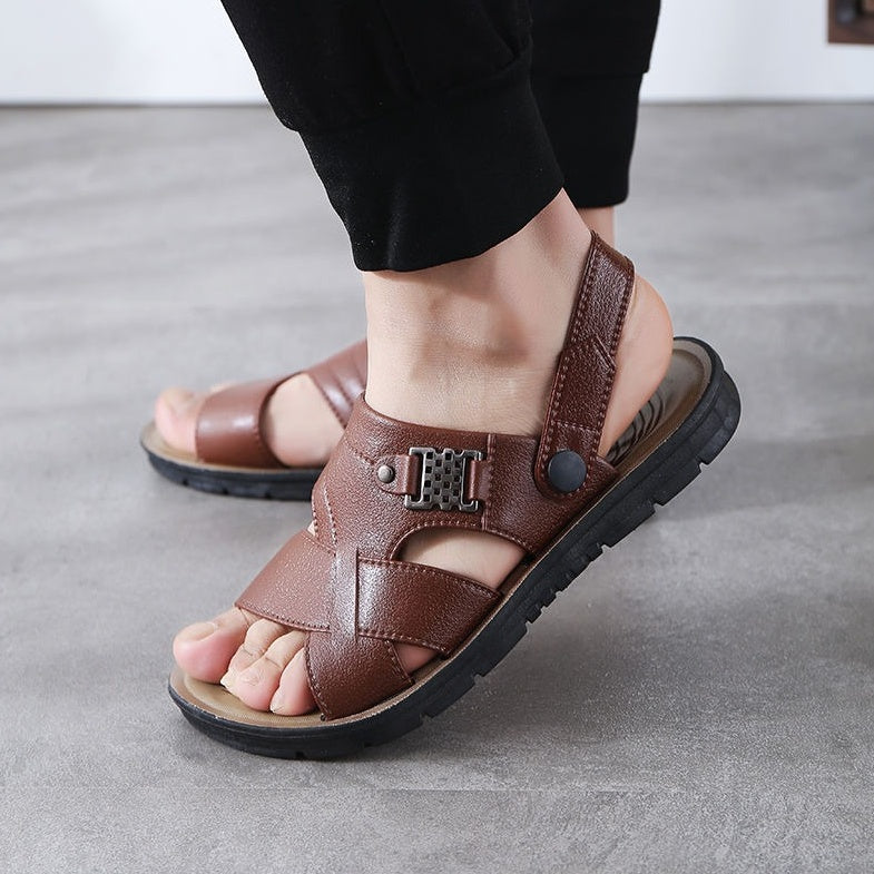 Slippers heren | Comfortabele sandalen met open teen