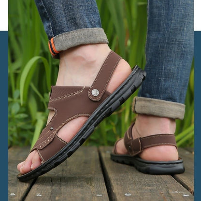 Slippers heren | Comfortabele sandalen met open teen
