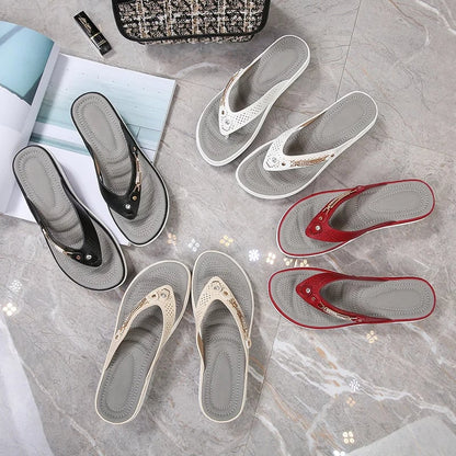 Slippers heren | Comfortabele slippers met brede band