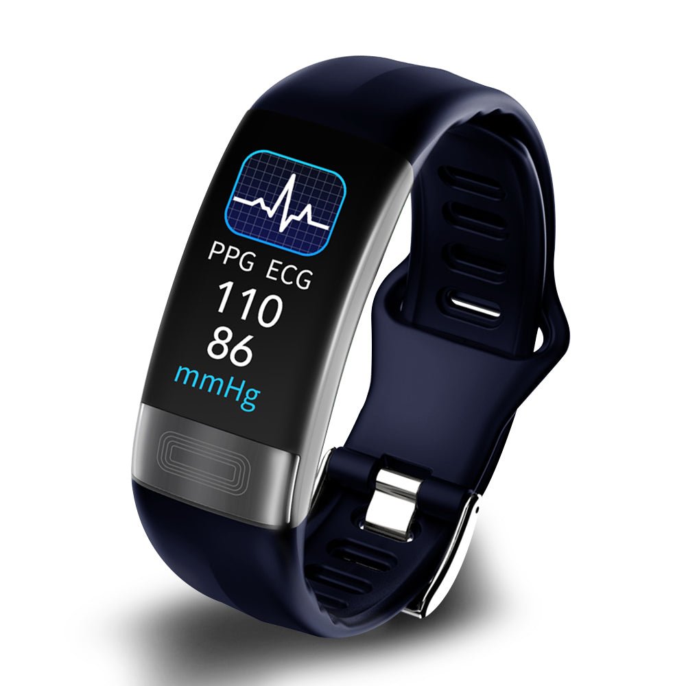 Smartwatch EKG & Blutdruck PPG | Schlafüberwachung | Bluetooth iOS & Android | Vitalband