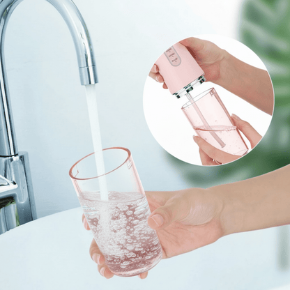 Munddusche elektrisch | 3 Druckstufen | 360° Düse | PulseDent