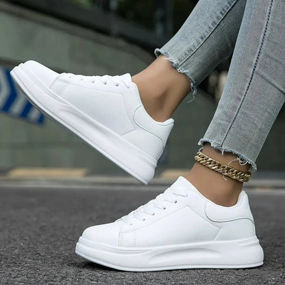 Sneakers Dames | Orthopedisch & Tijdloos Wit Design