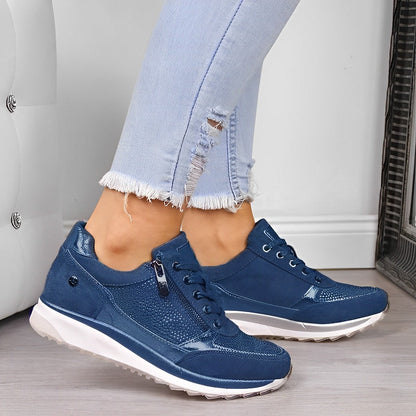 Moriana – Women Sneakers With Side Zipper Easy Fit