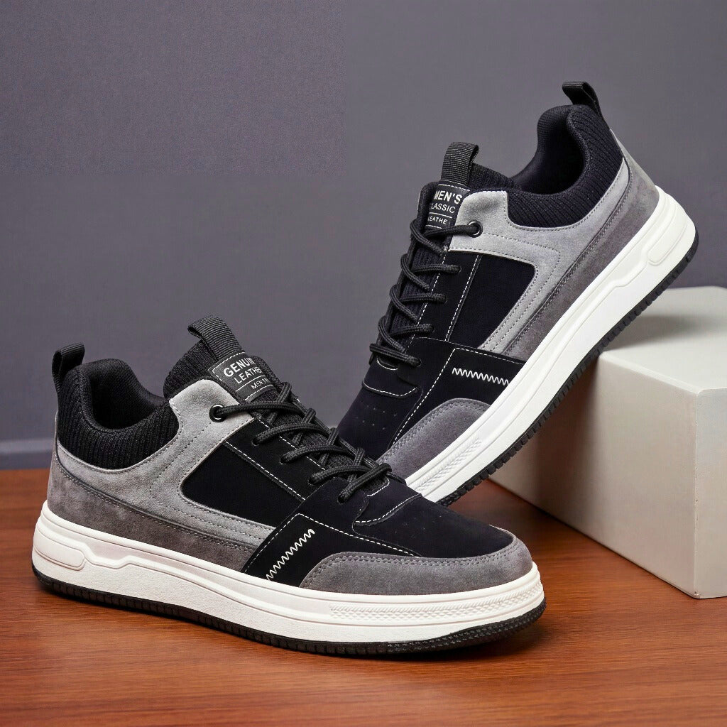 Sneakers heren | Casual Geoffrey sneakers met dikke zool