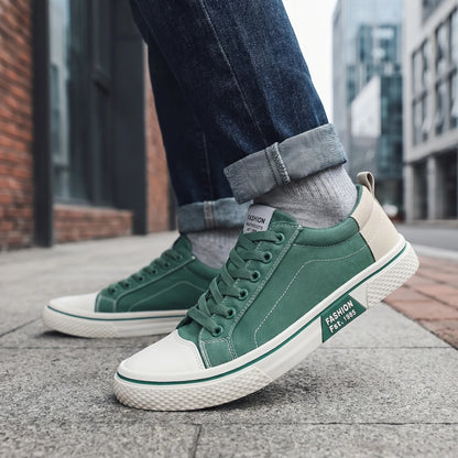 Sneakers herre | Grønne casual sneakers i moderne design