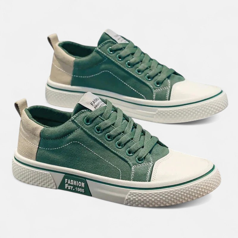 Sneakers herre | Grønne casual sneakers i moderne design