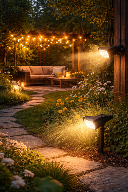 SolarGlow - Solar tuinlamp 2 in 1