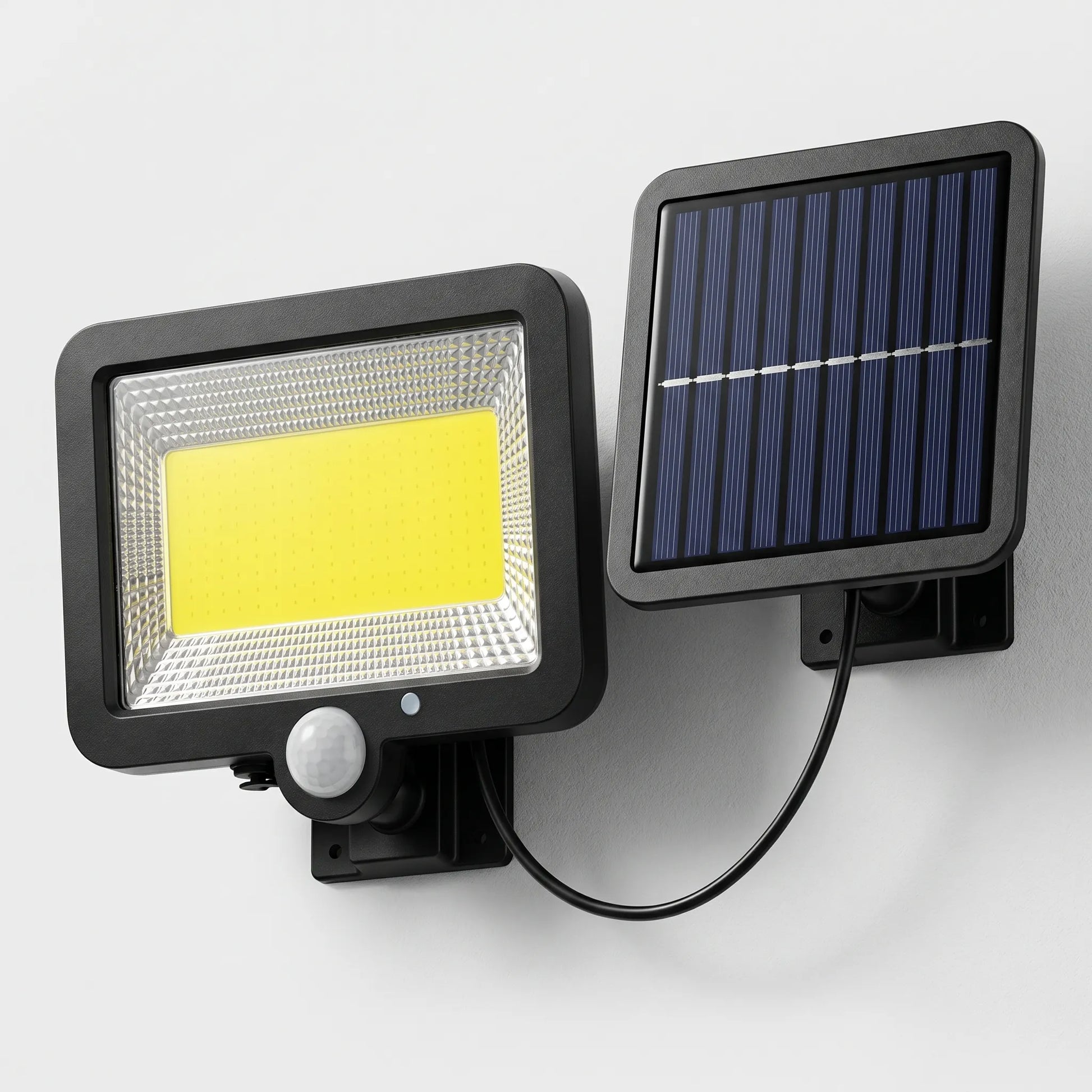 Solarvex - Solar-Powered COB LED Wall Light With Motion Sensor- Motion-Activated Lighting