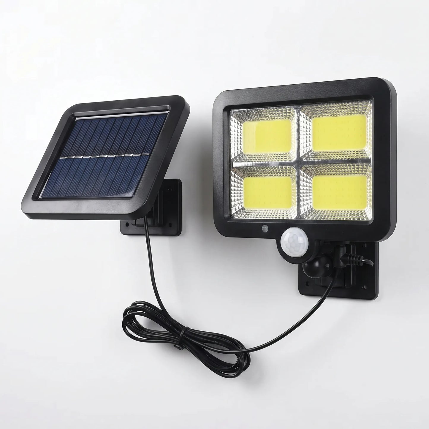 Solarvex - Solar-Powered COB LED Wall Light With Motion Sensor- Motion-Activated Lighting