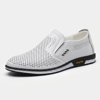 Solvex - Slip-On Loafer With Breathable Side Panel  Everyday Smart Casual