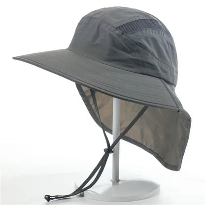 Sonnenhut – Nackenschutz – Breite Krempe