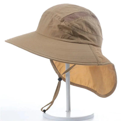 Sonnenhut – Nackenschutz – Breite Krempe