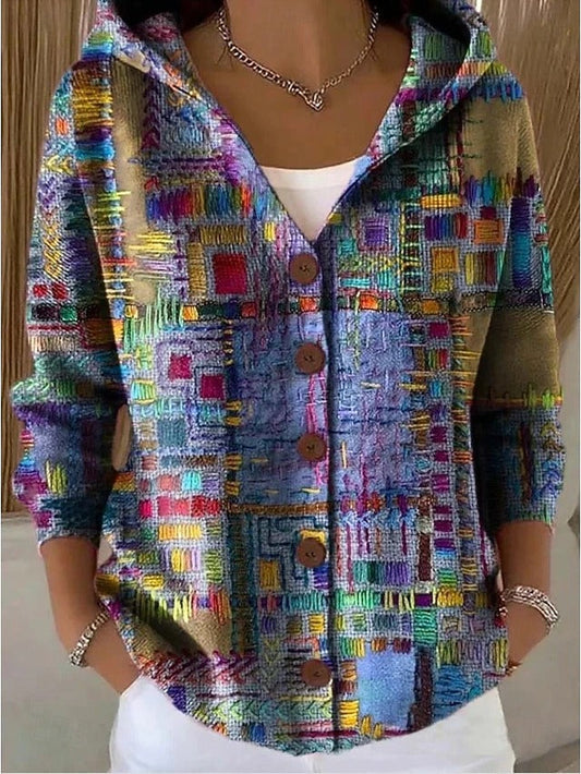 Galirae - Hooded Button Down Shirt