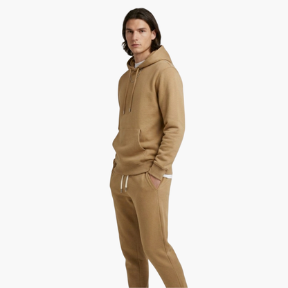 Sportive Herren Trainingsanzug | Bequemer Kapuzenpullover & Schmal zulaufende Jogginghosen für Fitness und Freizeit 2