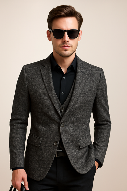 Veste blazer slim de printemps pour homme