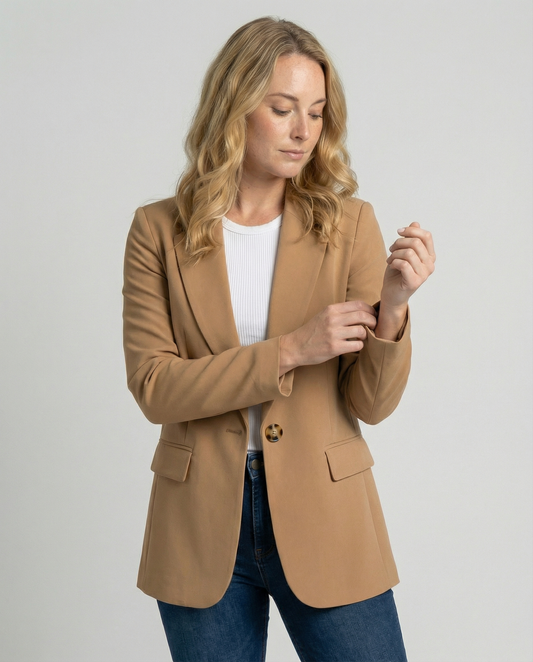 Damen Eleganter Blazer mit Perfekter Passform & Vielseitigem Stil | Heidi-Mode