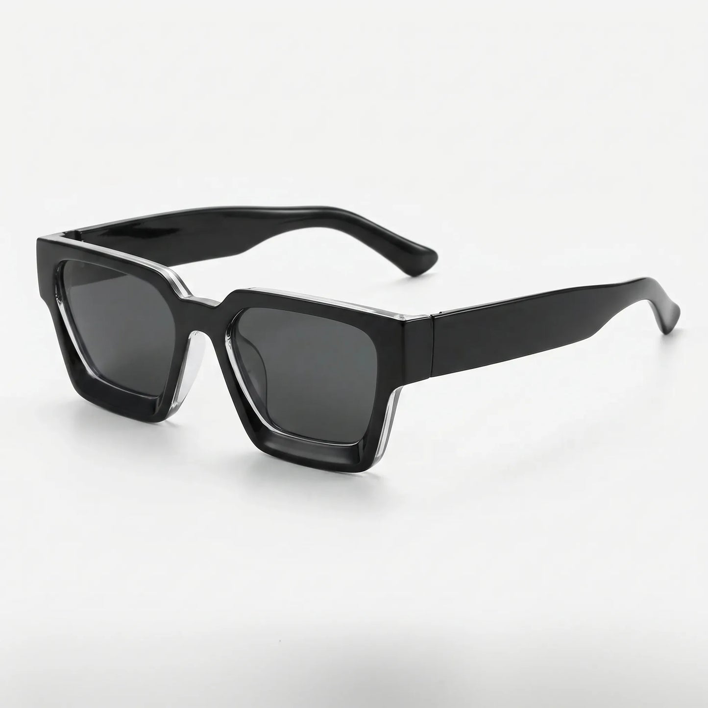 Squarix - Bold Square Frame Unisex Sunglasses  Daily Casual Wear