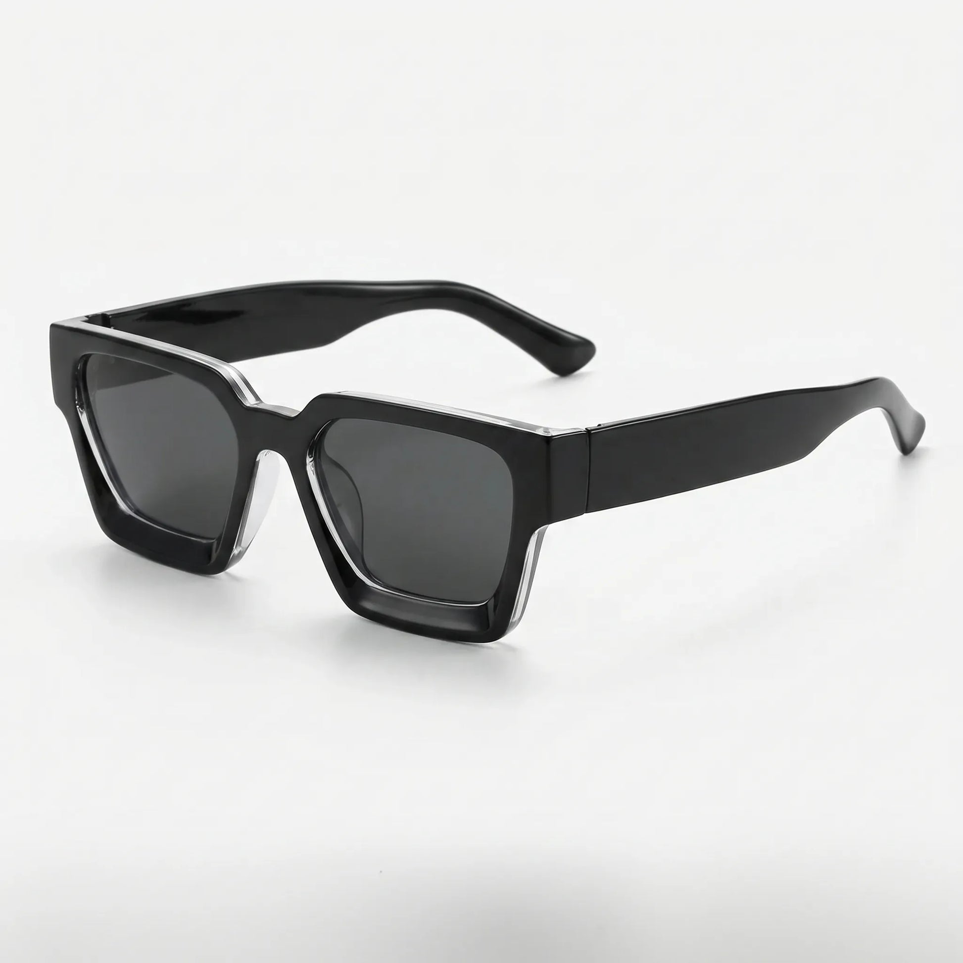 Squarix - Bold Square Frame Unisex Sunglasses  Daily Casual Wear