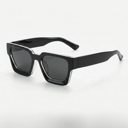 Squarix - Bold Square Frame Unisex Sunglasses  Daily Casual Wear