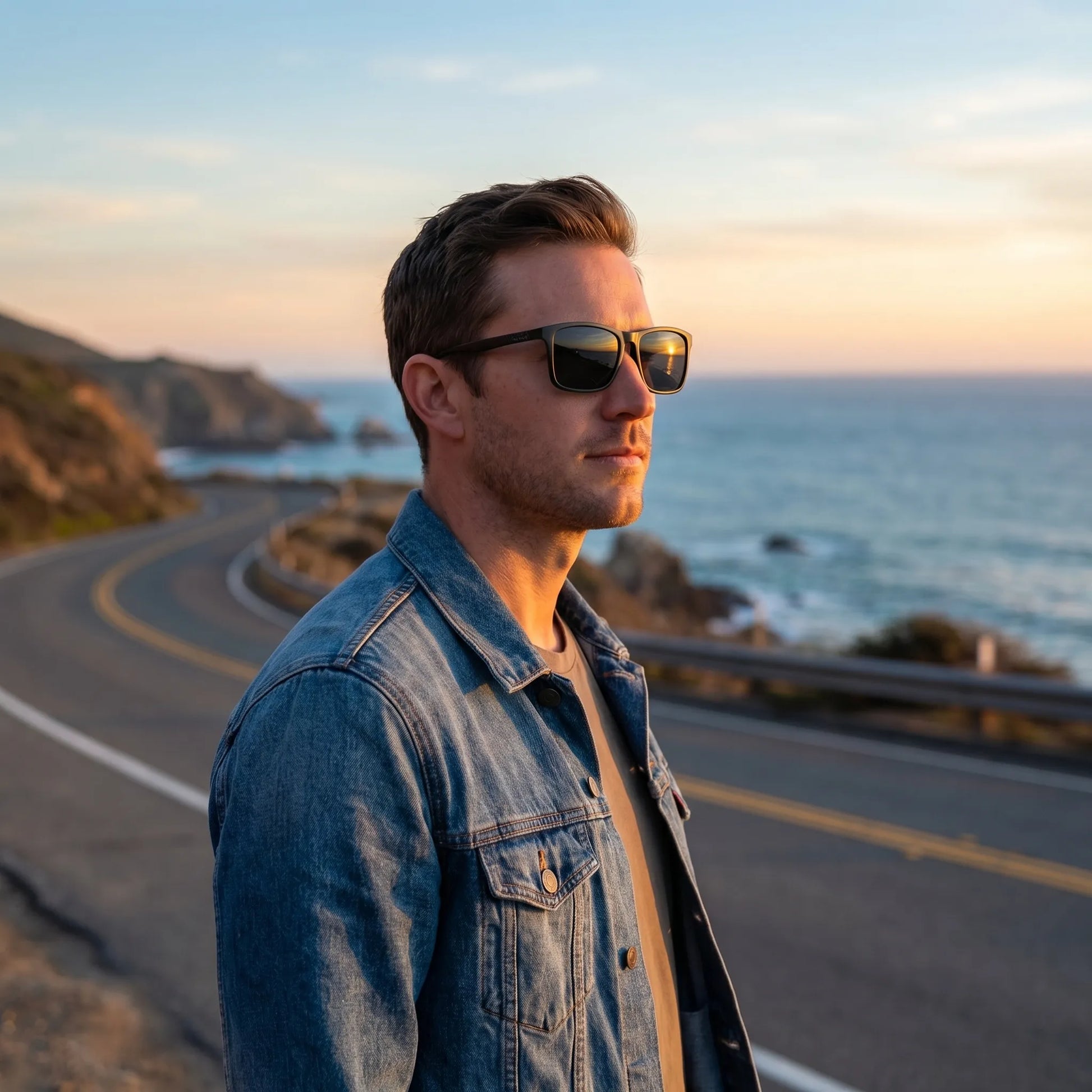 Squarix - Square Frame Uv400 Sunglasses  Outdoor Sun Protection