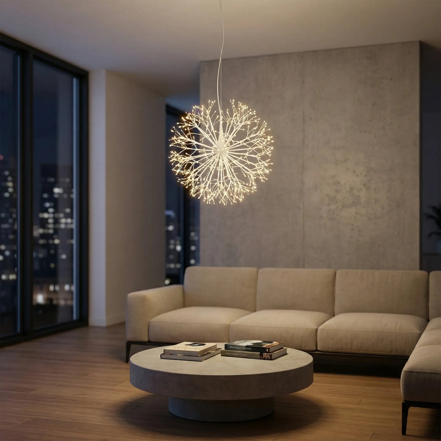 Starloft - Dandelion-Shaped Hanging Chandelier Light- Ambient Ceiling Lighting