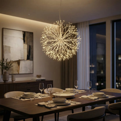 Starloft - Dandelion-Shaped Hanging Chandelier Light- Ambient Ceiling Lighting