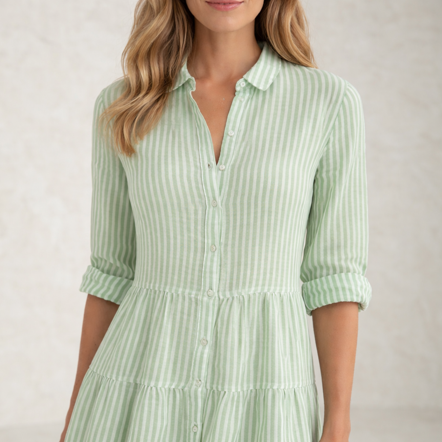 Stella | Breezy Striped Mini Dress