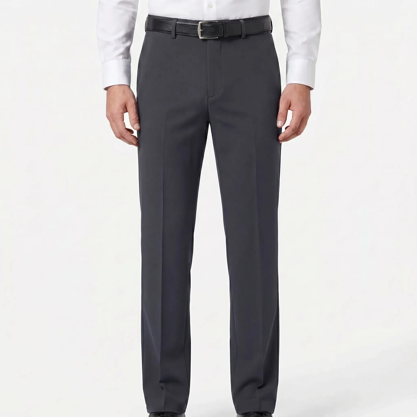 Straivex - Straight-Leg Loose Fit Trousers  Office And Boardroom Wear