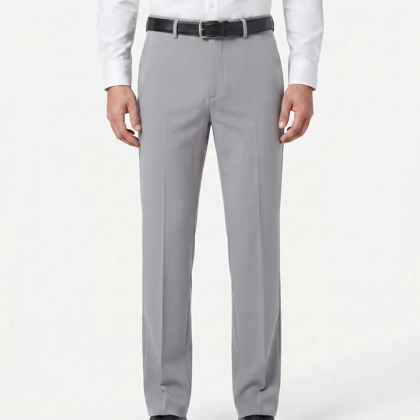 Straivex - Straight-Leg Loose Fit Trousers  Office And Boardroom Wear