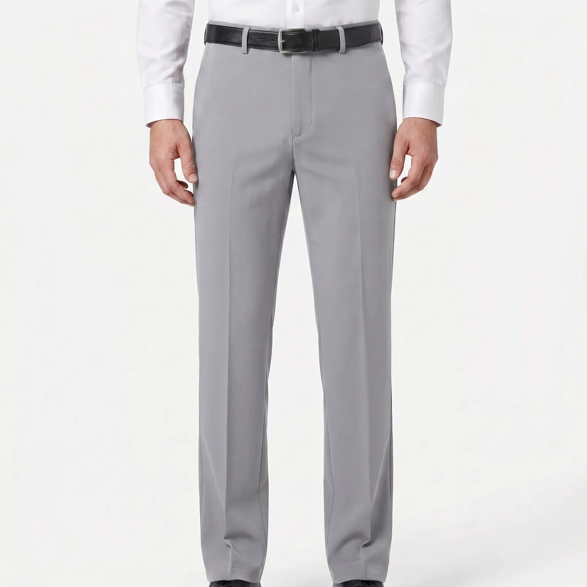 Straivex - Straight-Leg Loose Fit Trousers  Office And Boardroom Wear
