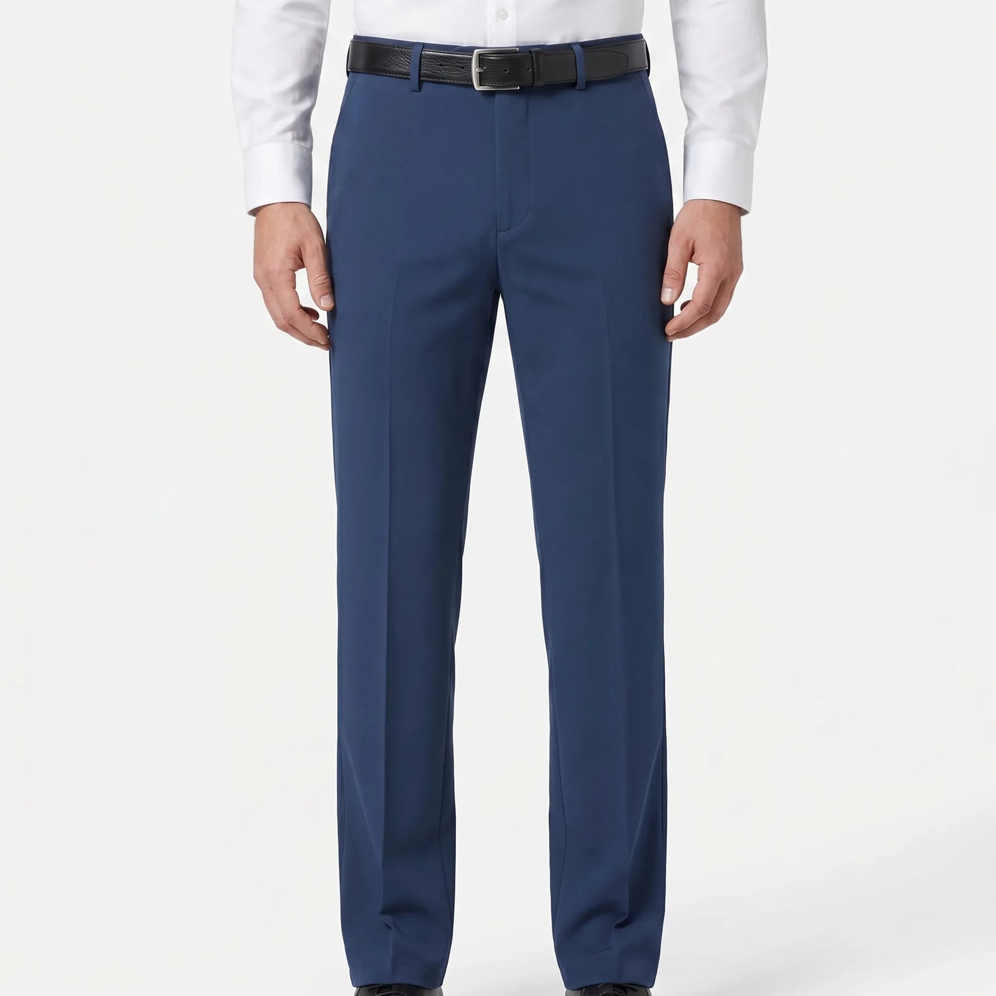 Straivex - Straight-Leg Loose Fit Trousers  Office And Boardroom Wear