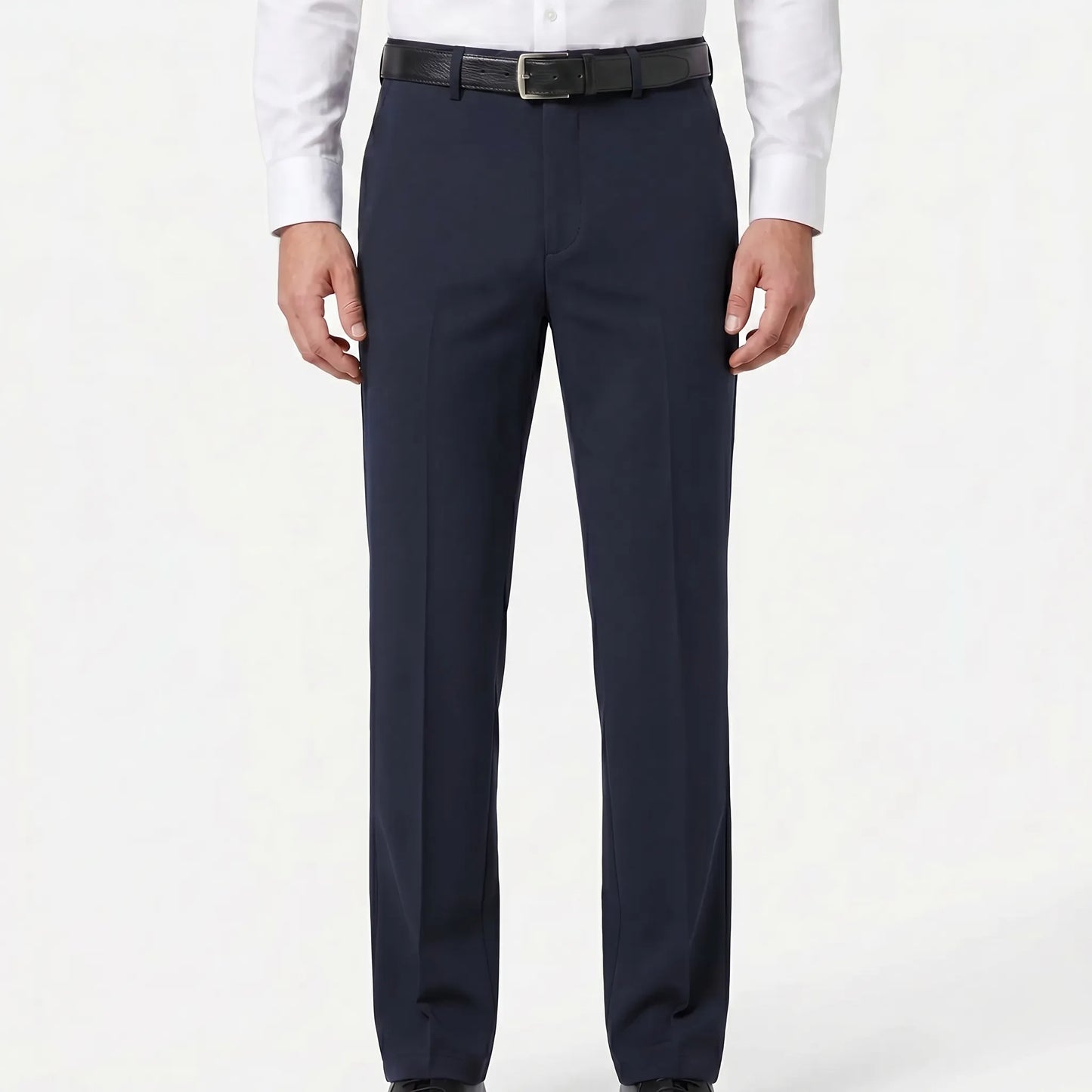Straivex - Straight-Leg Loose Fit Trousers  Office And Boardroom Wear