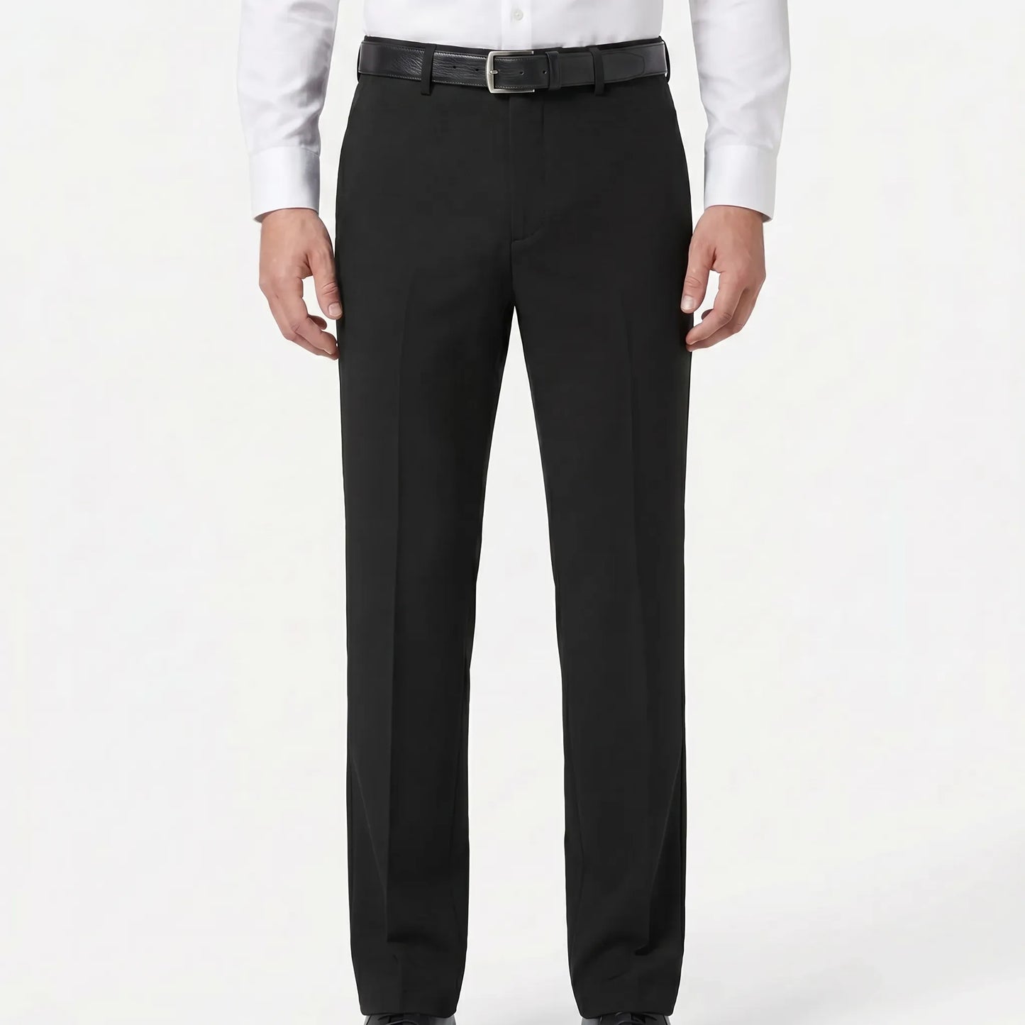 Straivex - Straight-Leg Loose Fit Trousers  Office And Boardroom Wear