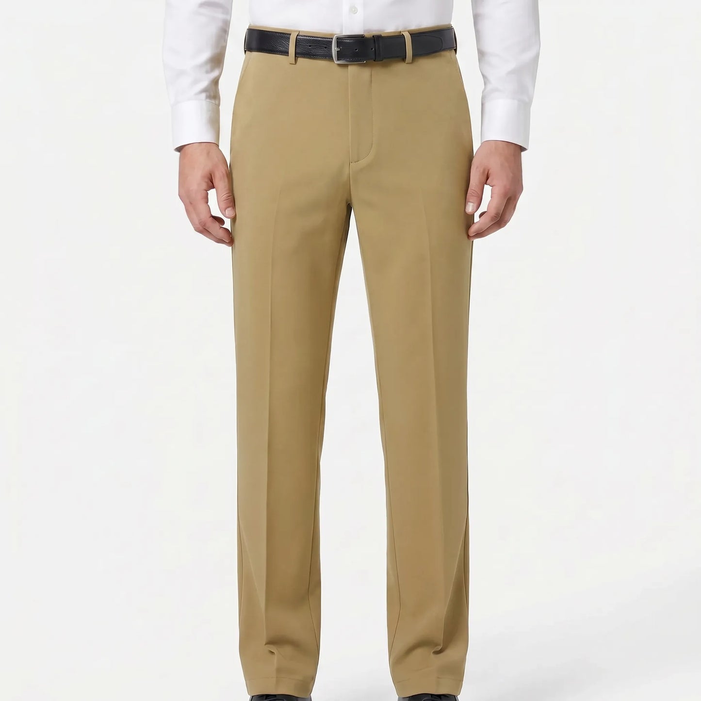 Straivex - Straight-Leg Loose Fit Trousers  Office And Boardroom Wear