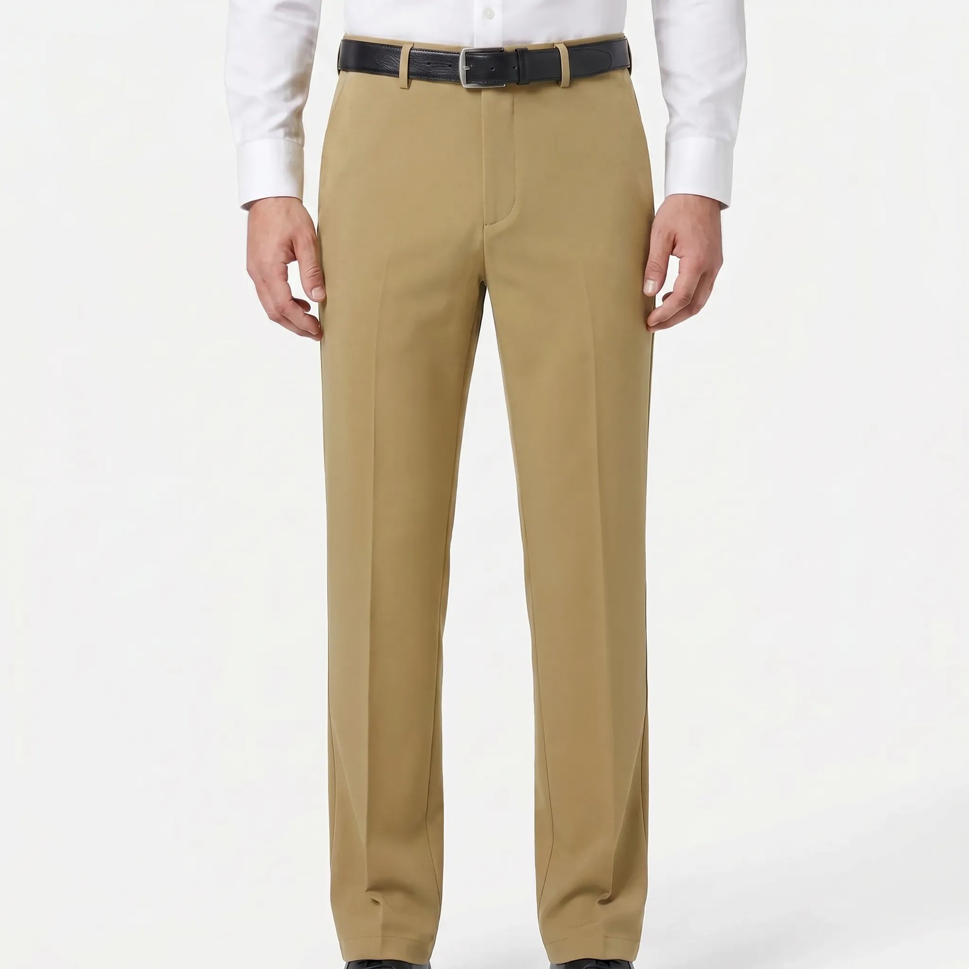 Straivex - Straight-Leg Loose Fit Trousers  Office And Boardroom Wear