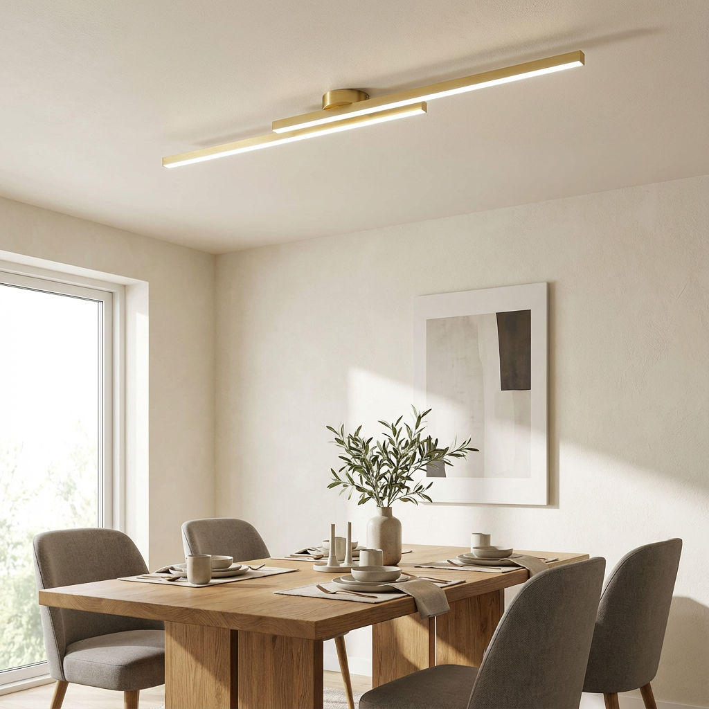 Stropní lampa LED lineární moderní minimalistická