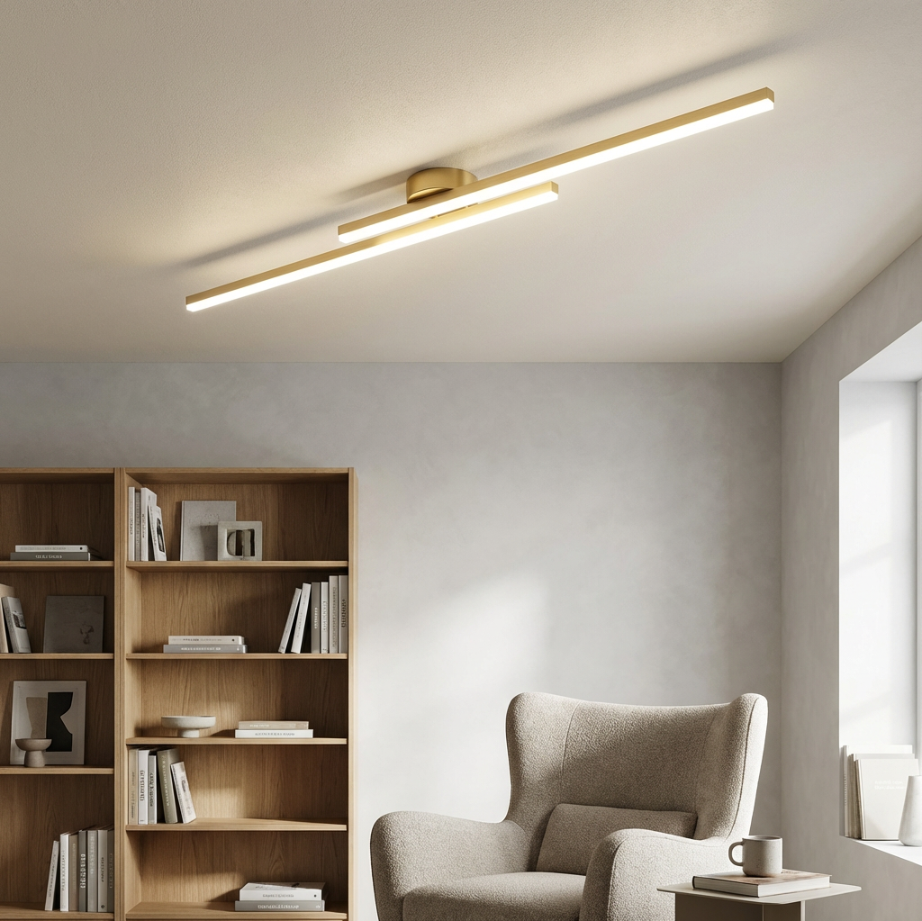 Stropní lampa LED lineární moderní minimalistická