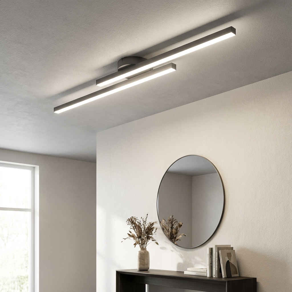 Stropní lampa LED lineární moderní minimalistická